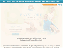 Tablet Screenshot of bayshorecarecenter.com